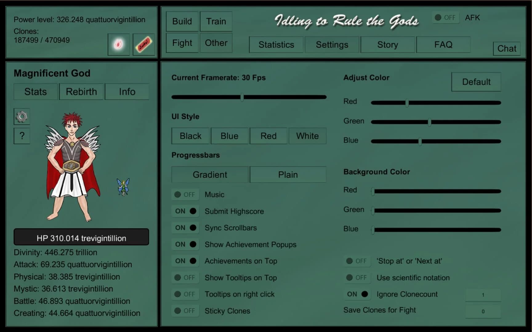 Idling to Rule the Gods screenshot 1