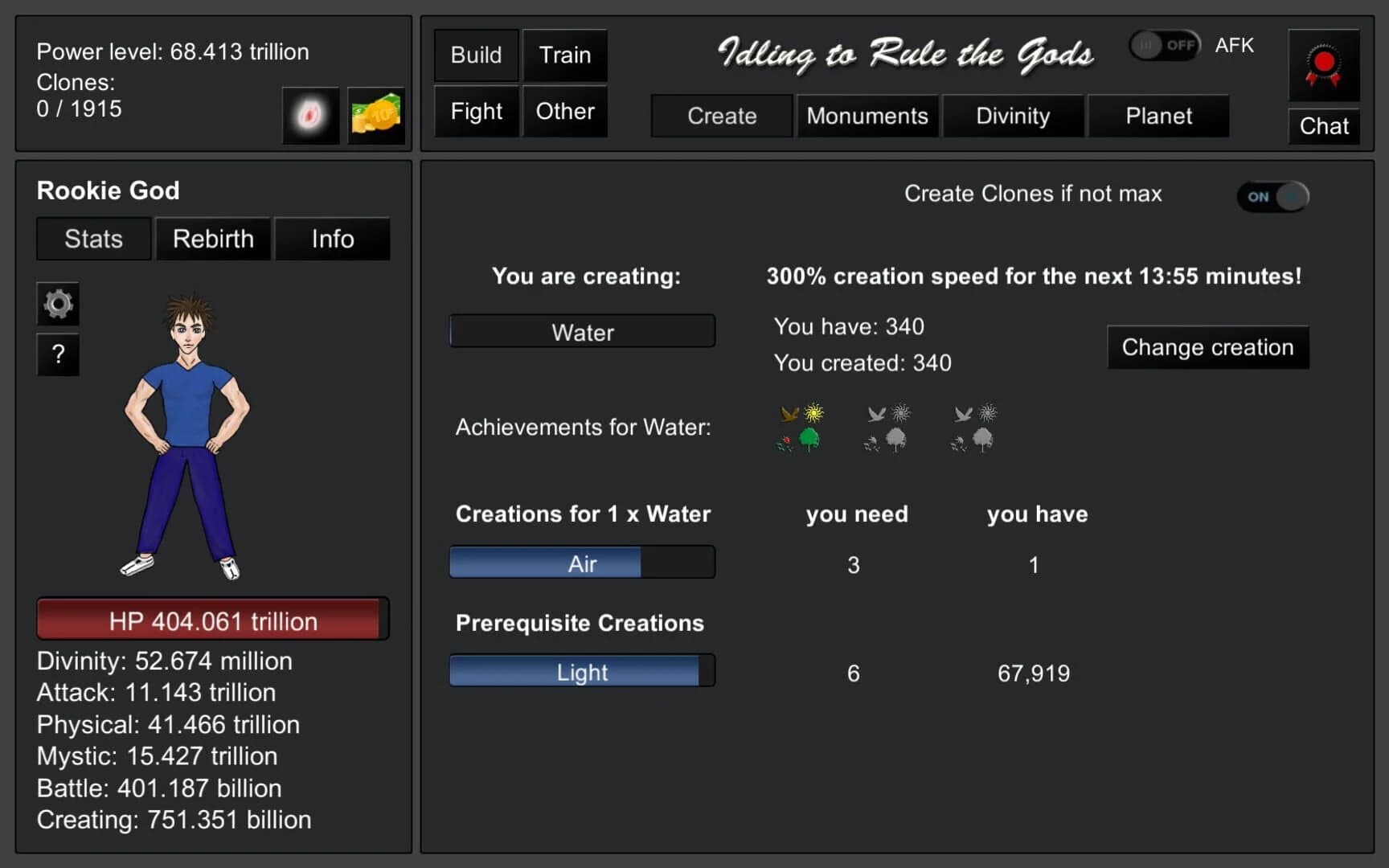 Idling to Rule the Gods screenshot 3