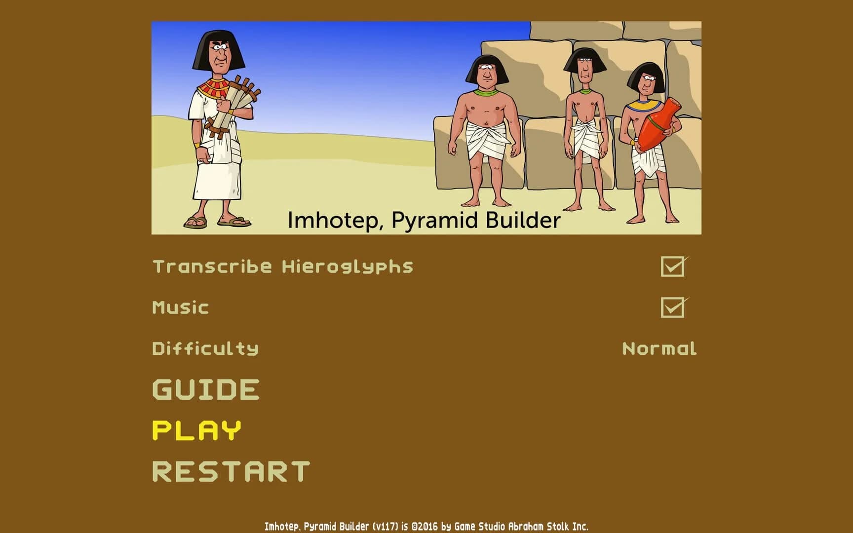 Imhotep, Pyramid Builder screenshot 2