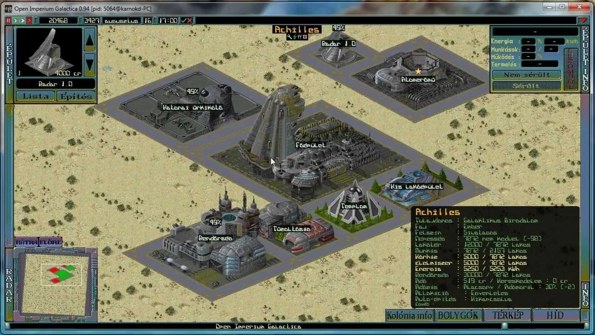 Imperium Galactica screenshot 1