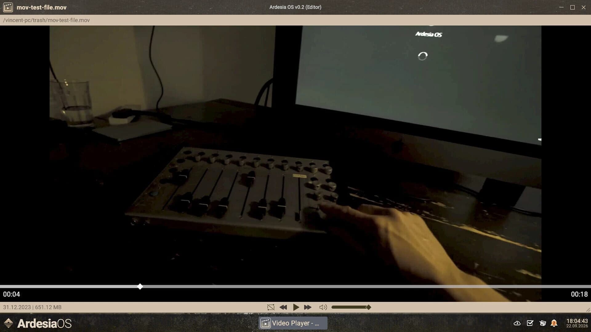 Imprinted screenshot 1