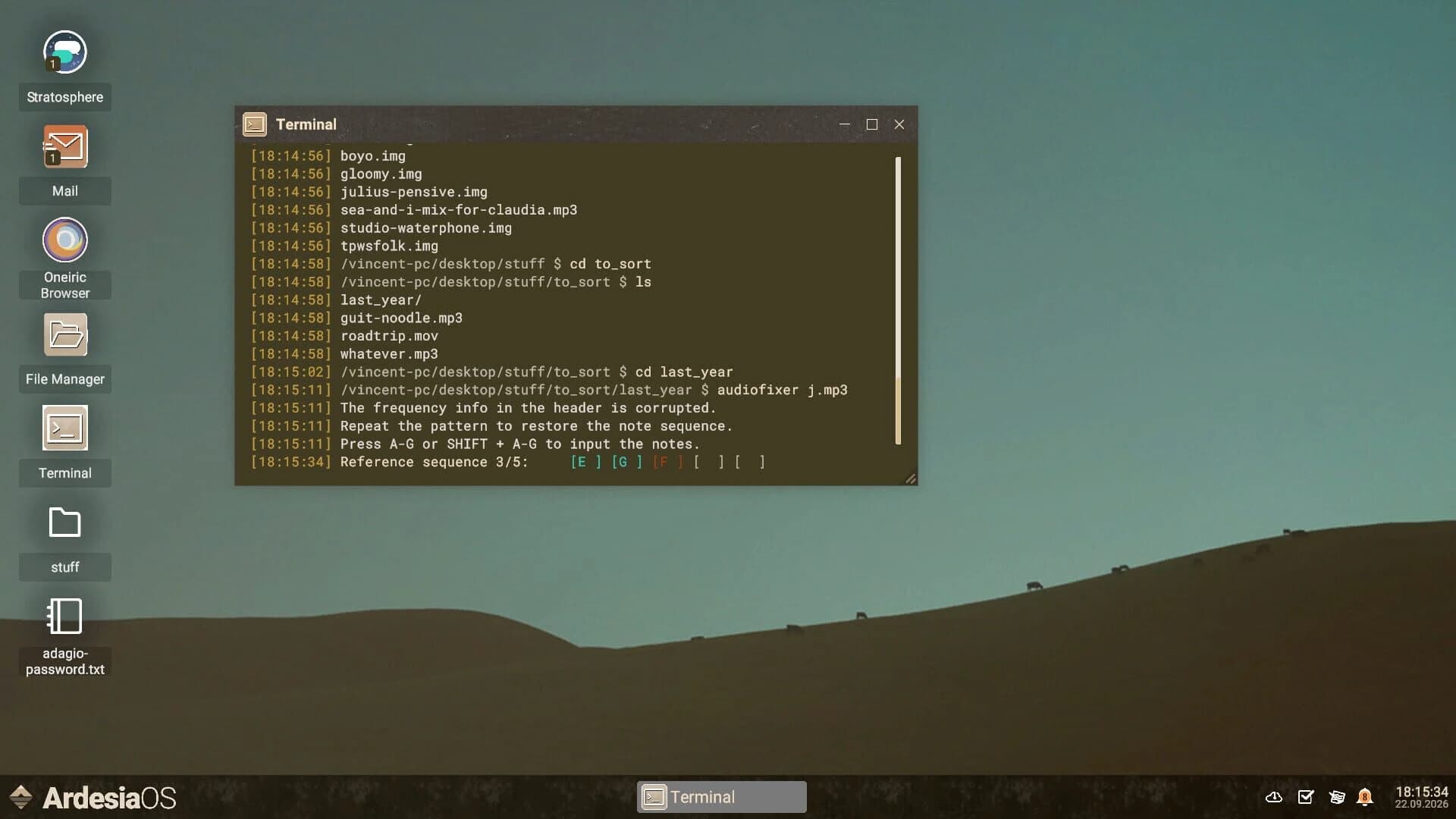 Imprinted screenshot 16
