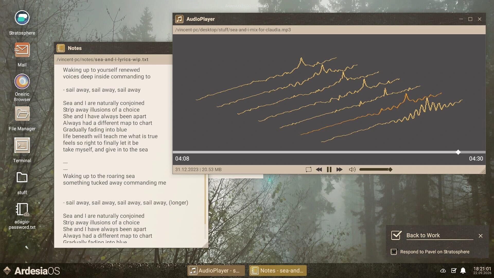 Imprinted screenshot 6