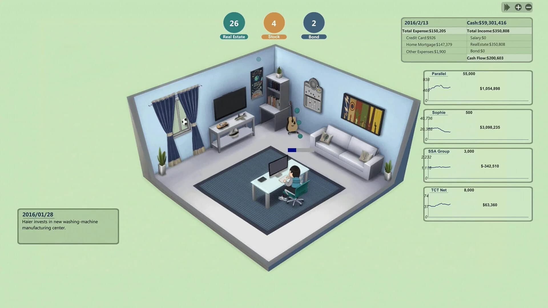 Individual Investor Tycoon screenshot 1