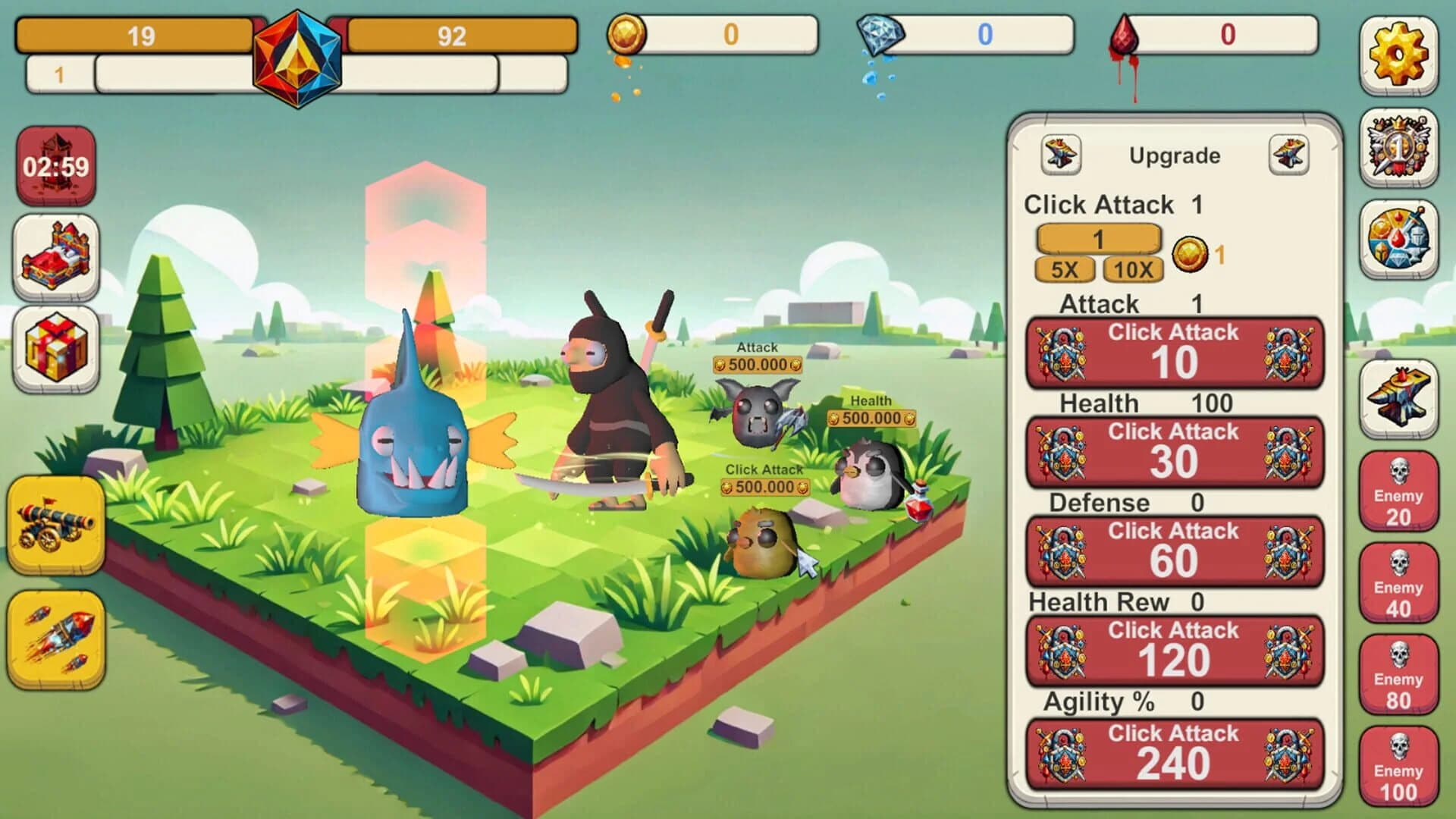 Infinite Idle: Online Clicker RPG screenshot 1