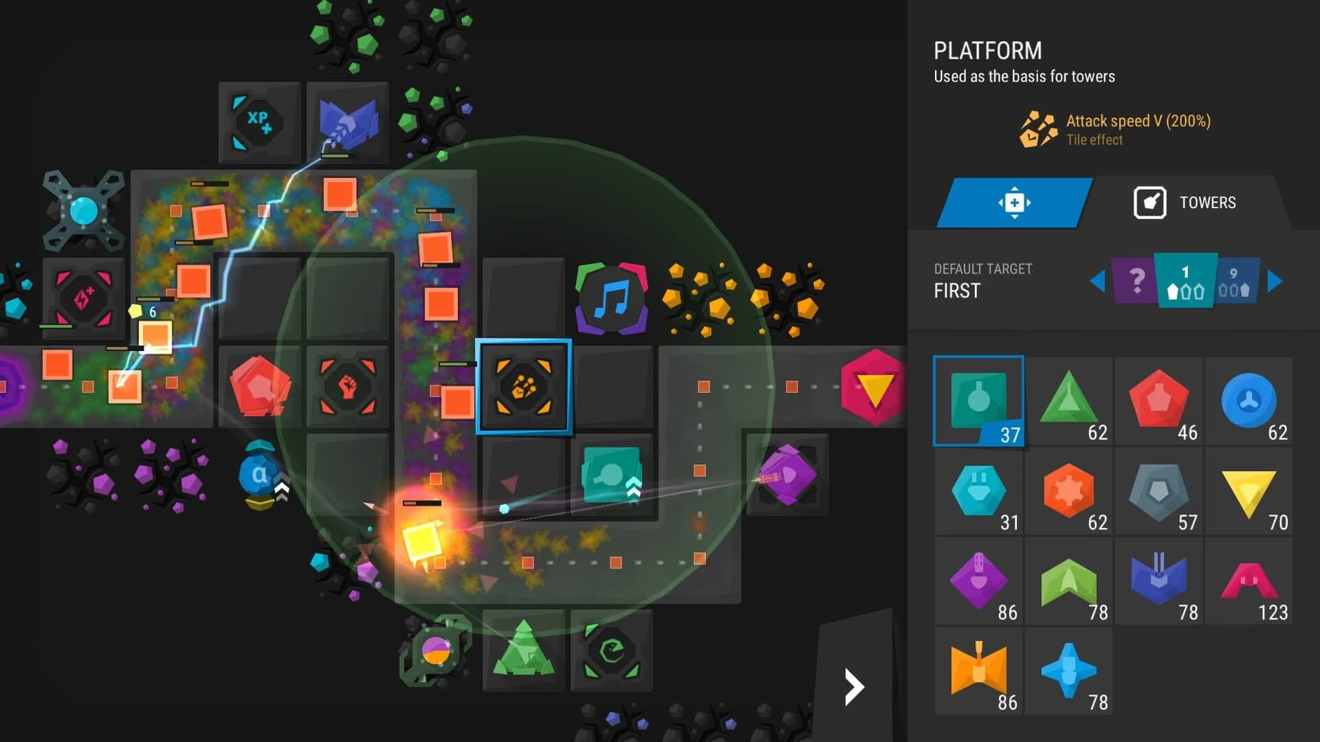 Infinitode 2: Infinite Tower Defense screenshot 4