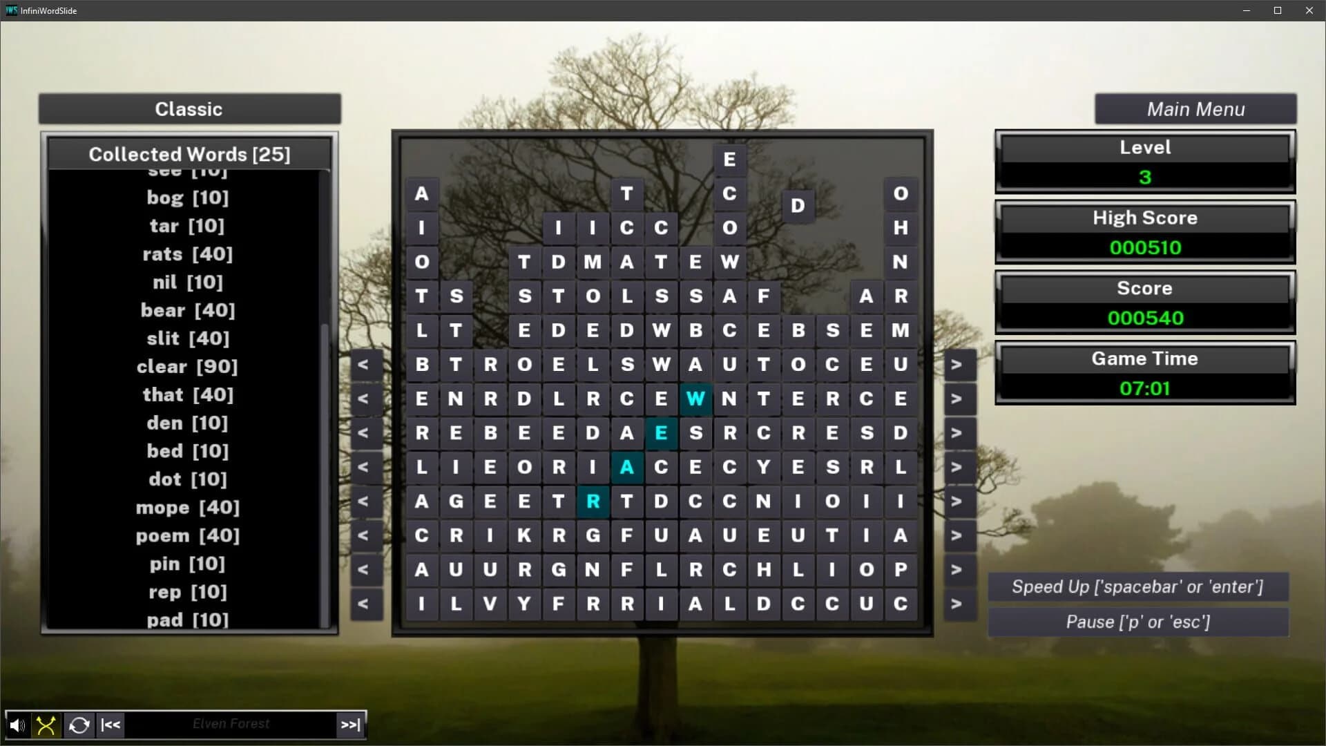 InfiniWordSlide screenshot 3