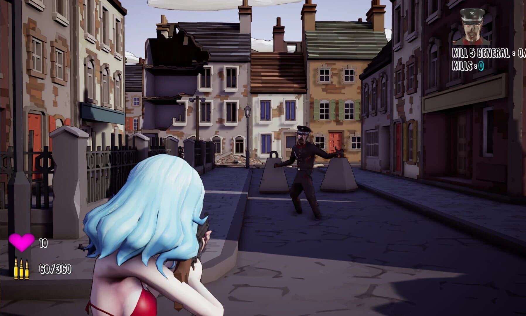 Inglorious Waifu VS Nazi Zombies screenshot 4