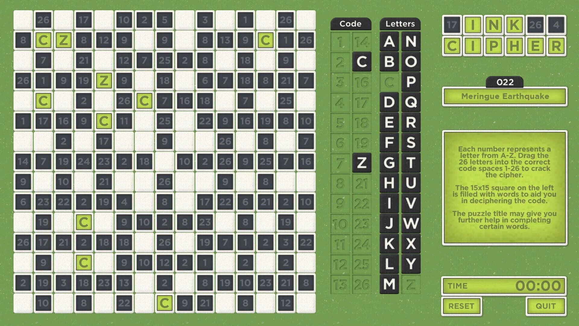 Ink Cipher screenshot 2