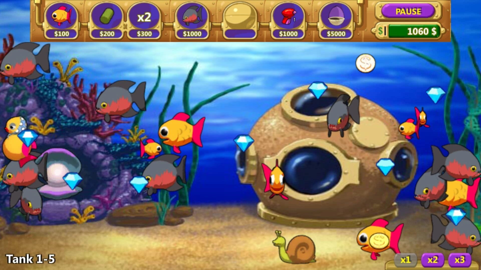 Insane Aquarium Deluxe screenshot 2