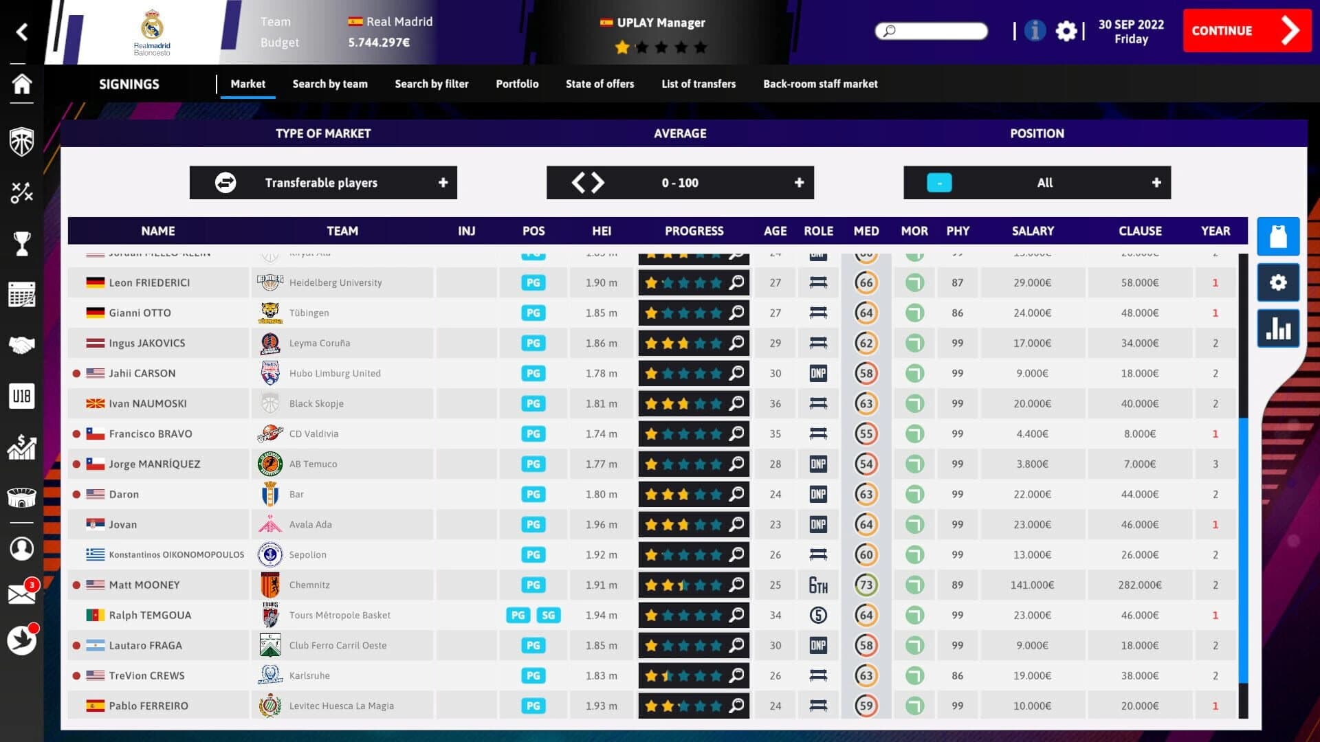 International Basketball Manager 23 screenshot 3