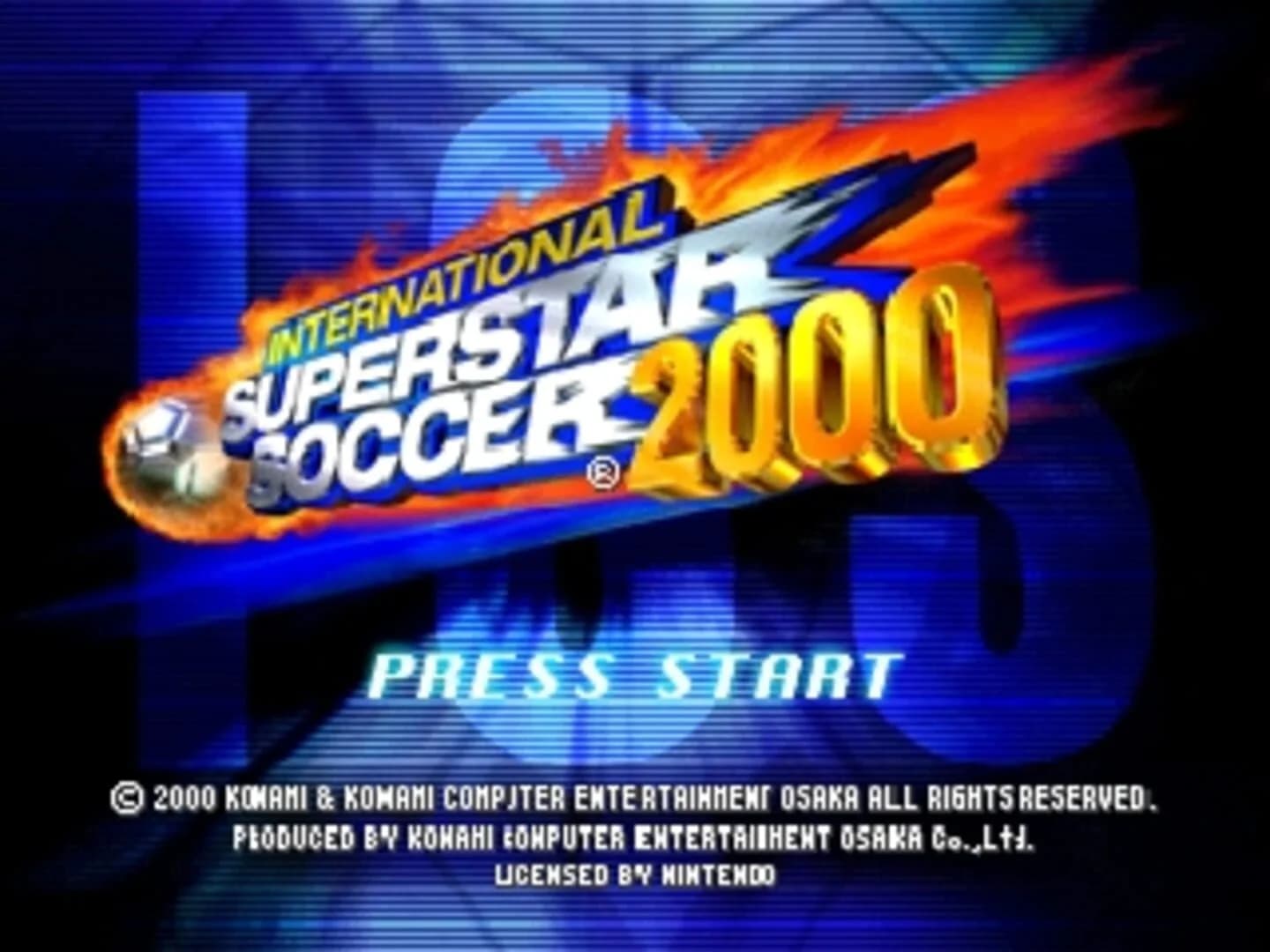 International Superstar Soccer 2000 screenshot 1