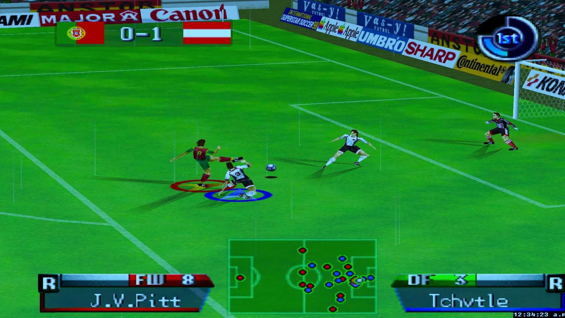 International Superstar Soccer '98 screenshot 1