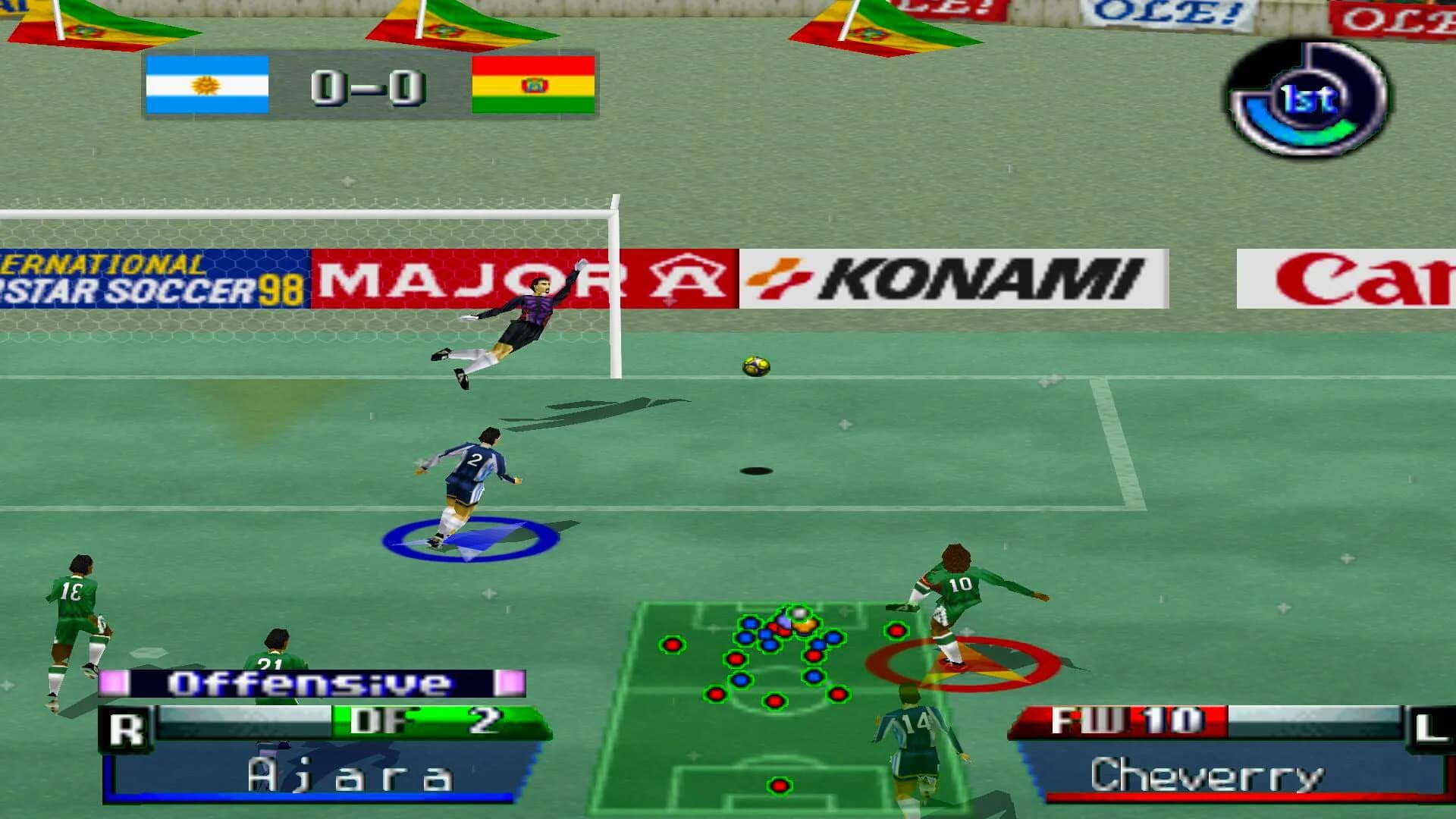 International Superstar Soccer '98 screenshot 3