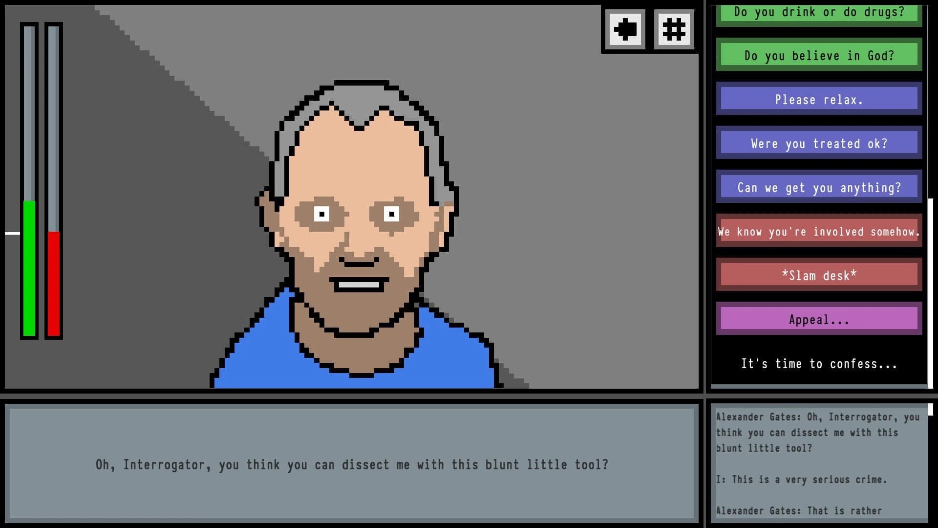 Interrogation Simulator screenshot 1