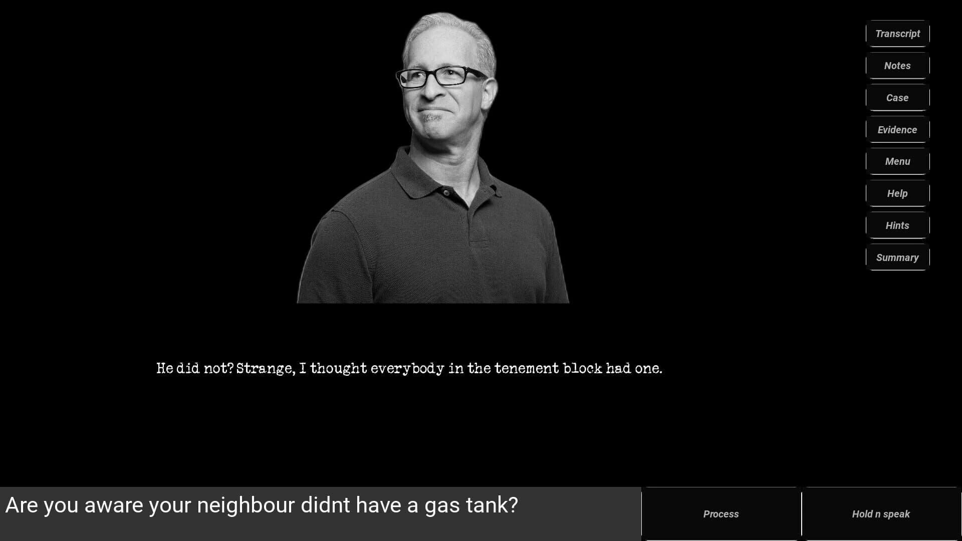 Interrogator screenshot 1