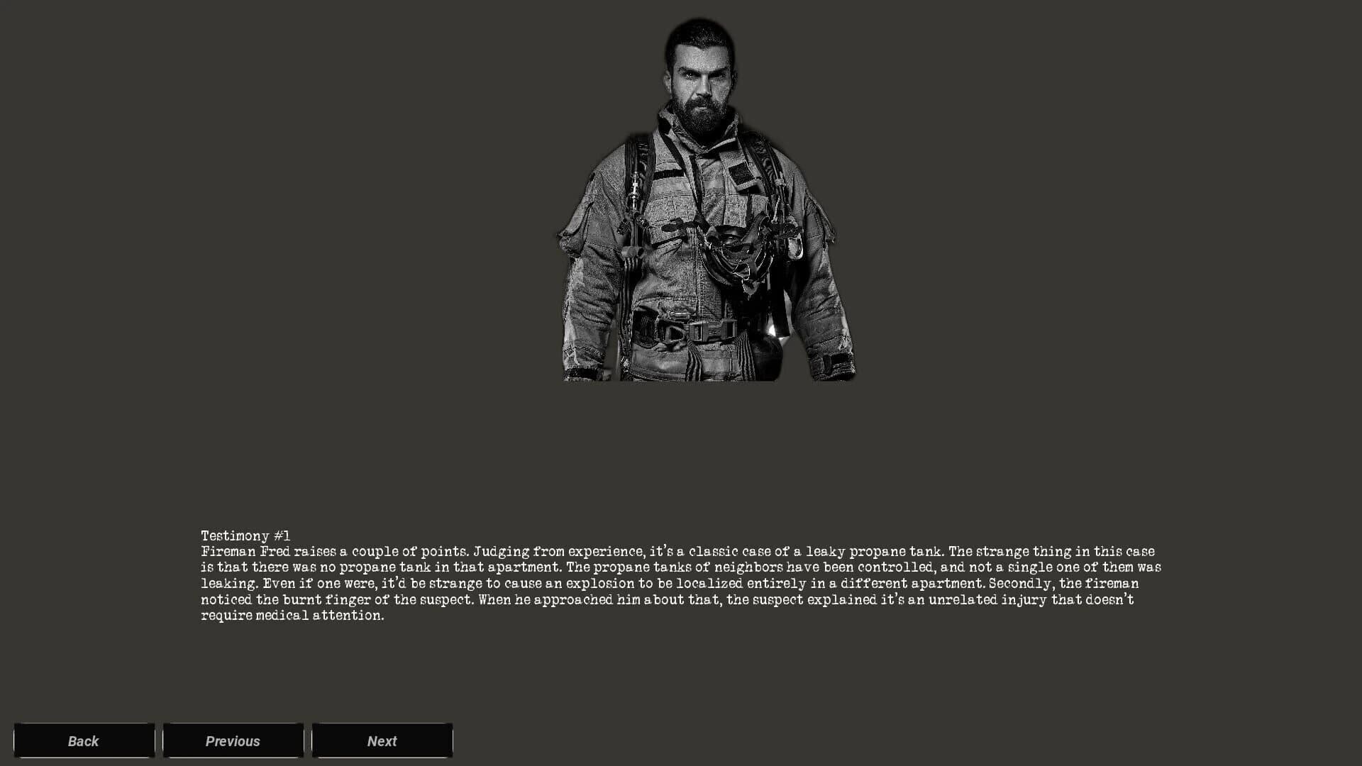 Interrogator screenshot 2