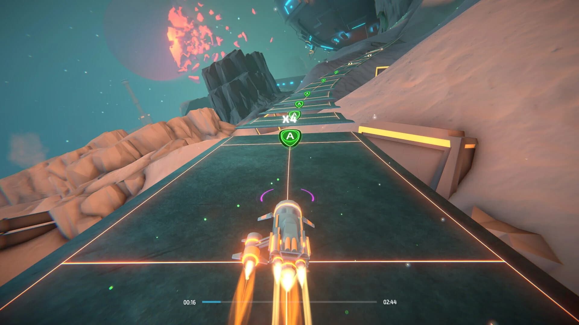 Invector: Rhythm Galaxy screenshot 2