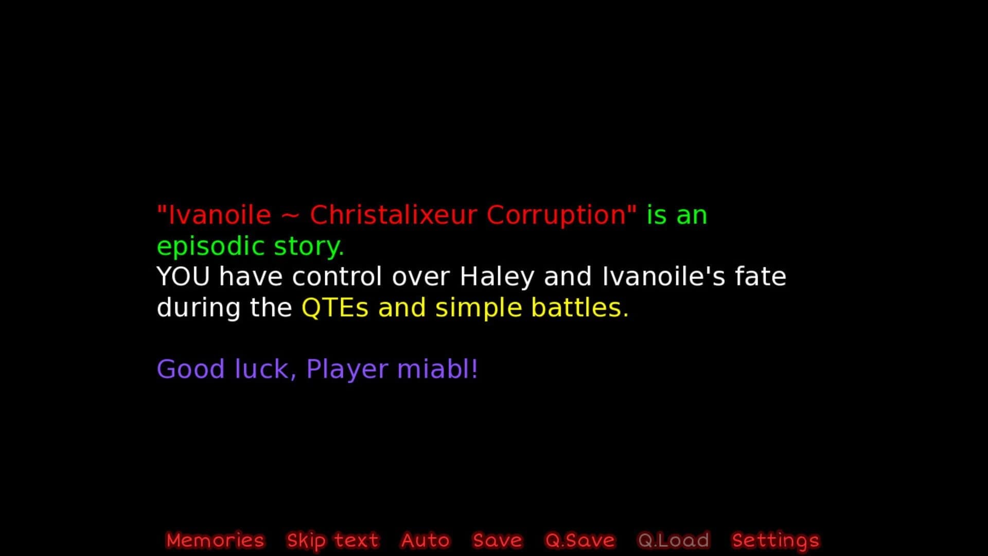 Ivanoile ~ Christalixeur Corruption screenshot 2
