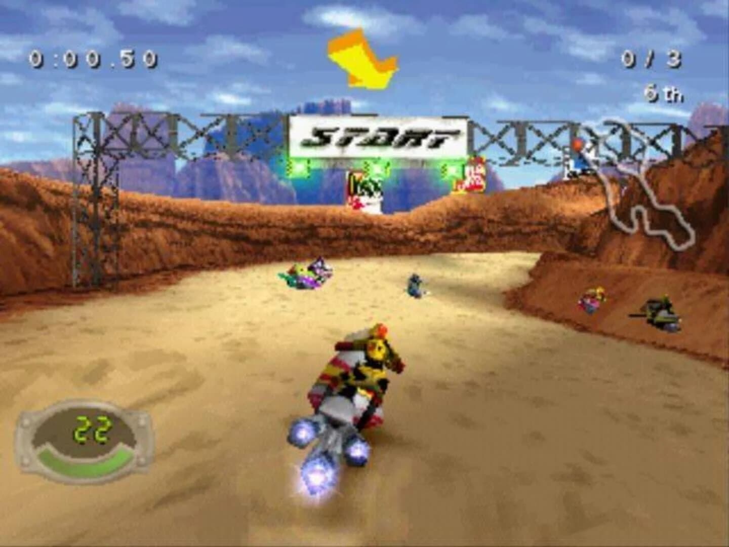 Jet Moto 3 screenshot 1