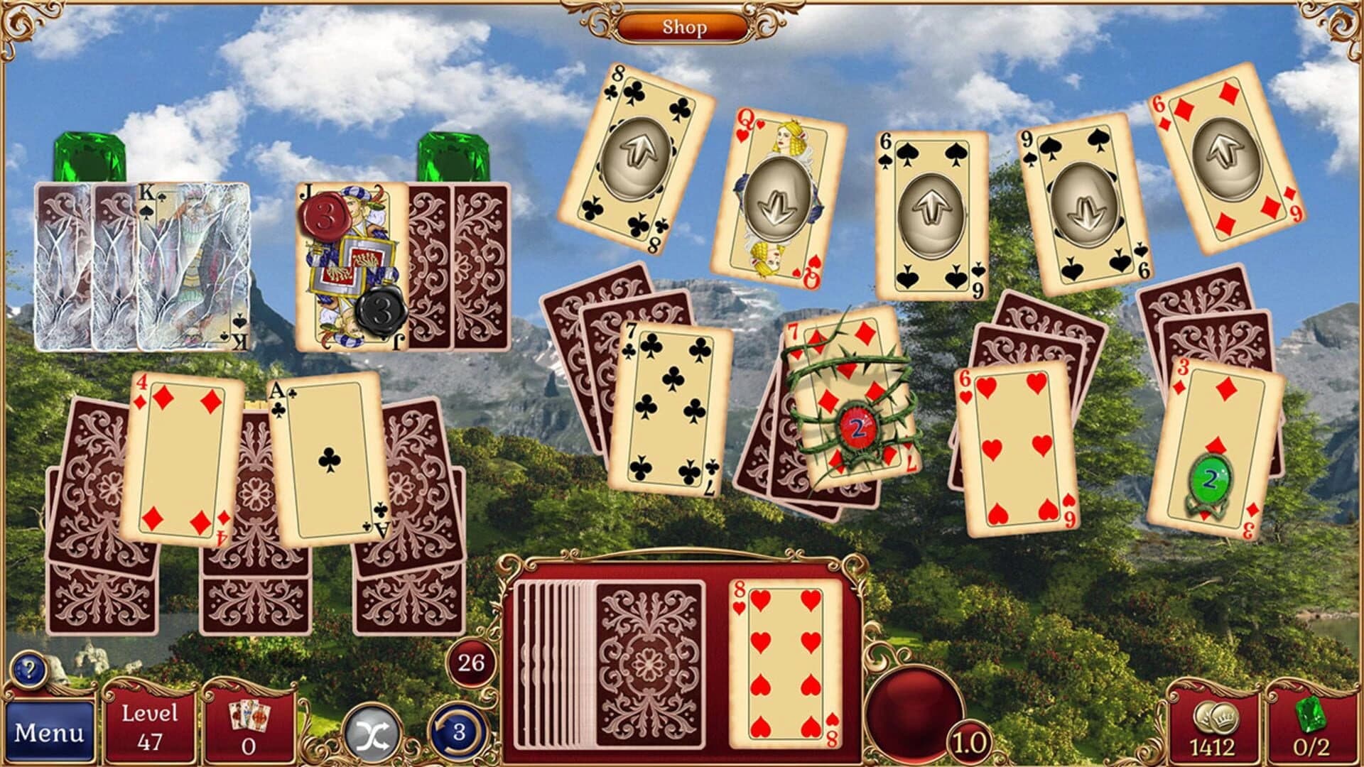 Jewel Match Solitaire X screenshot 4