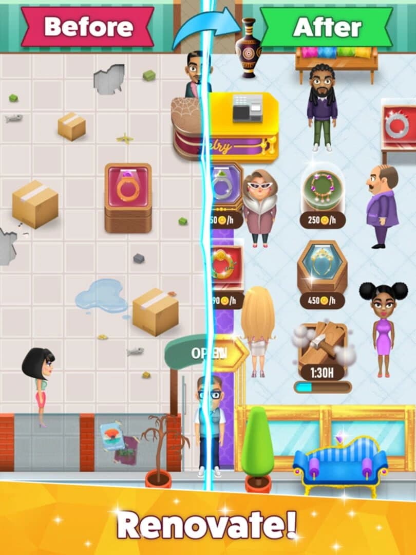 Jewel Tycoon: Dig & Build screenshot 4
