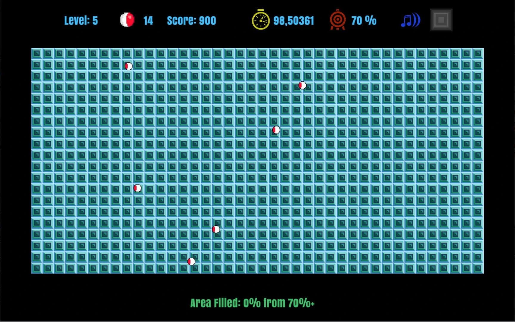 Jezzball Classic Deluxe Edition screenshot 2