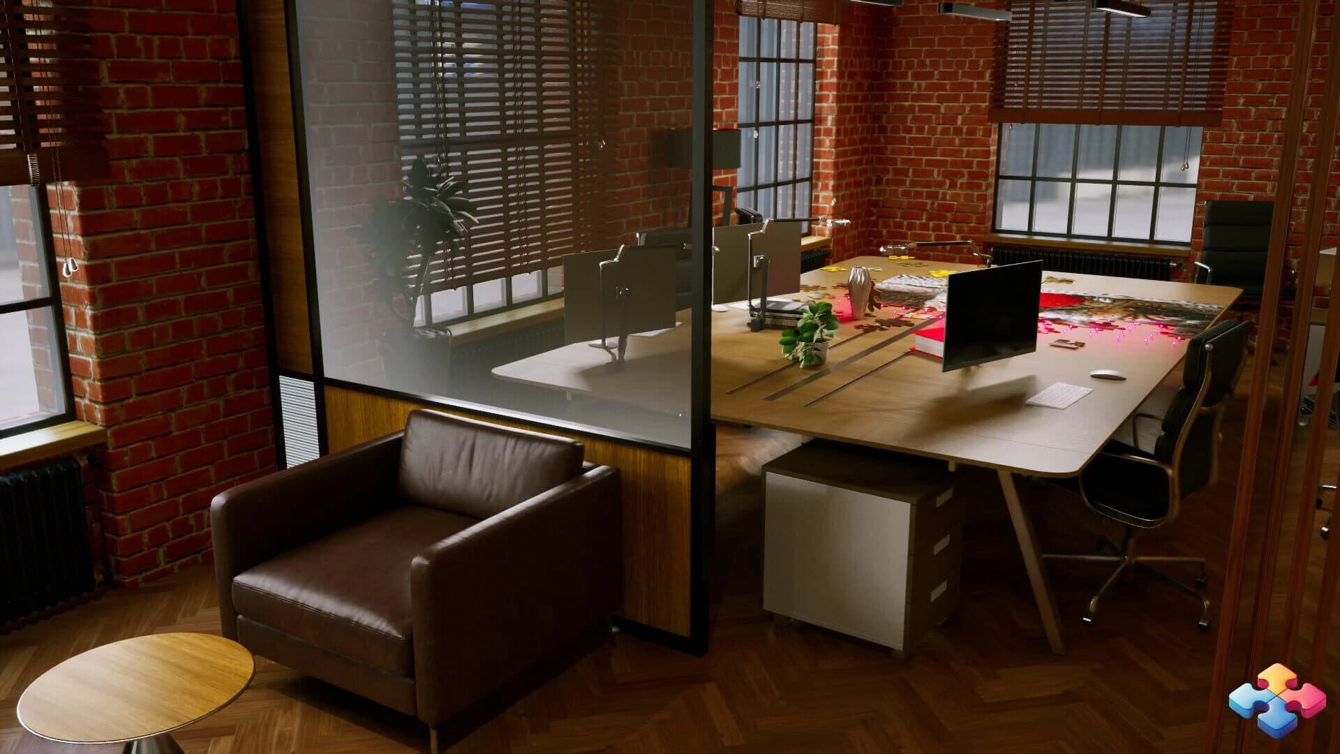 Jigs4w3D: Loft Office Environment DLC screenshot 2