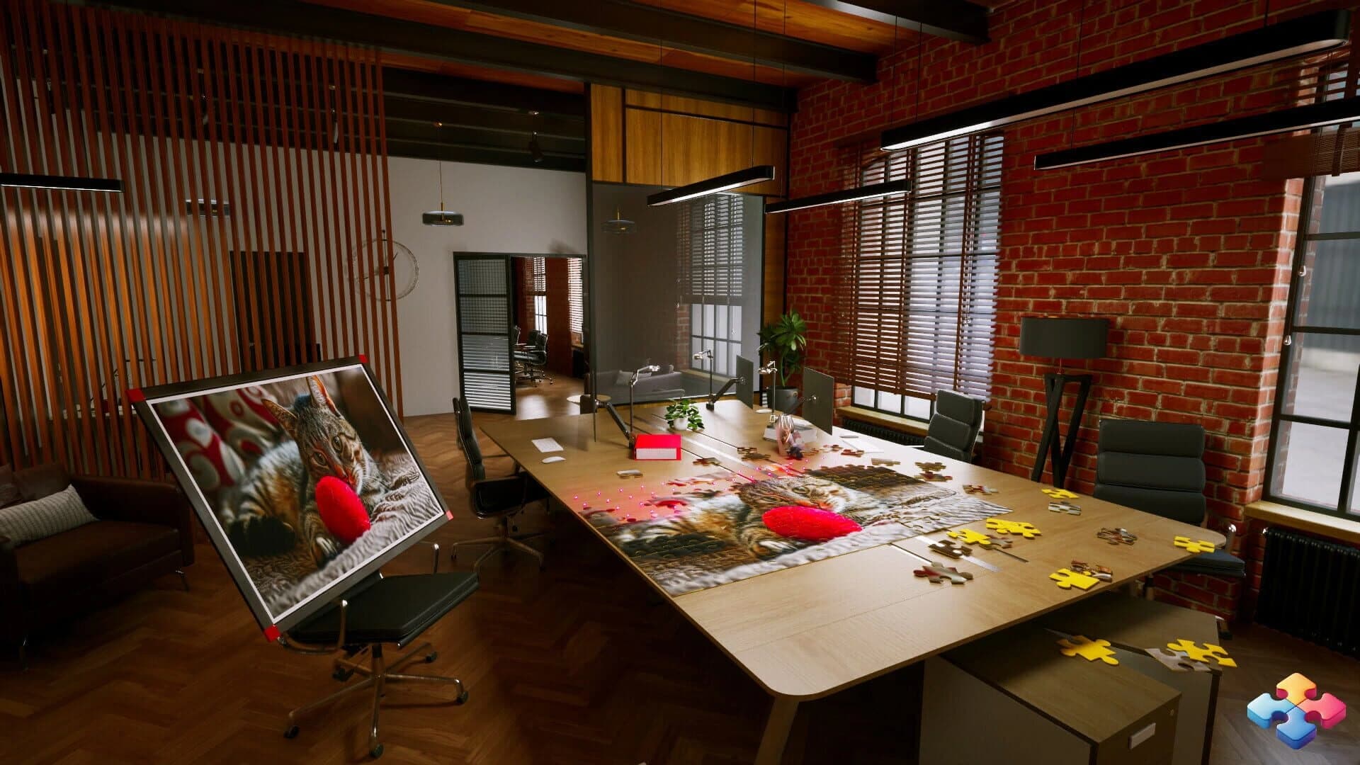 Jigs4w3D: Loft Office Environment DLC screenshot 5