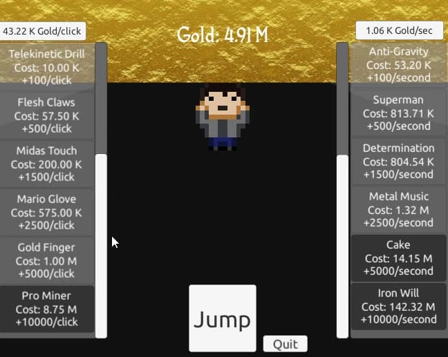 Jumping Man: Mine screenshot 1