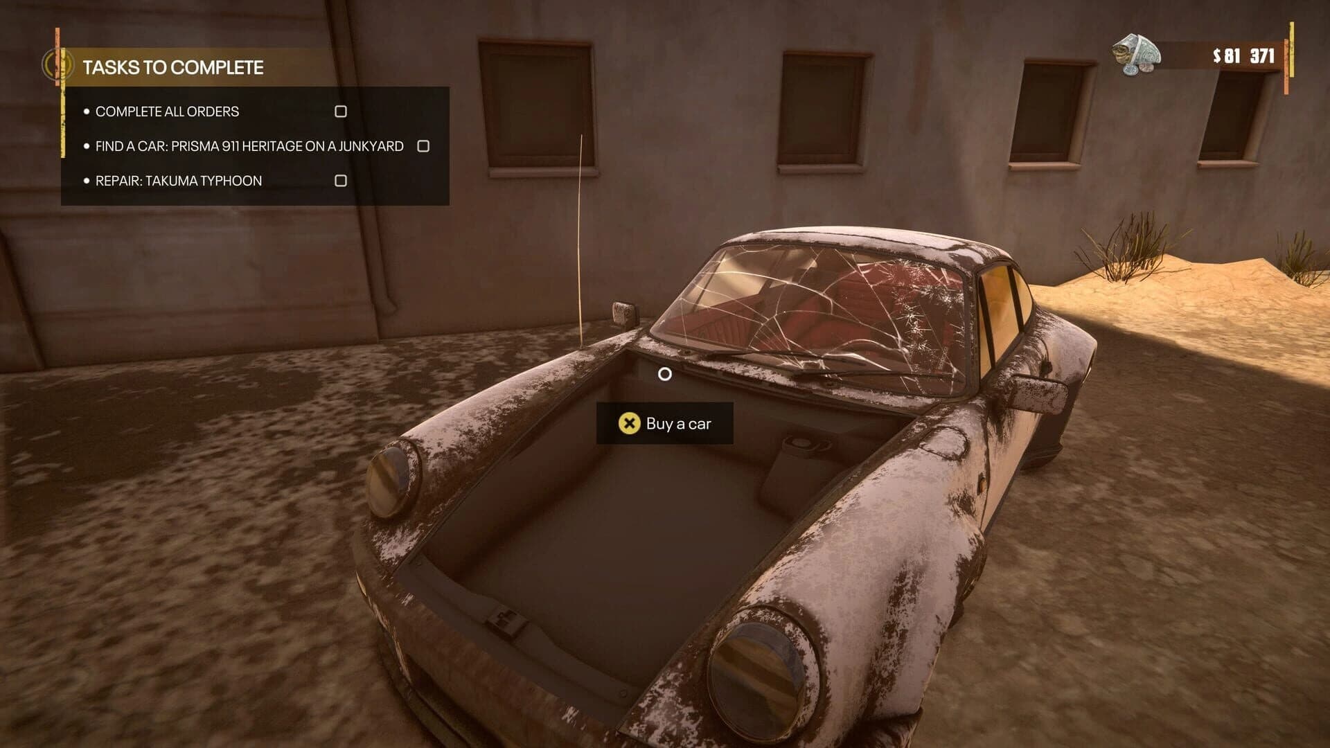 Junkyard Garage Simulator screenshot 2