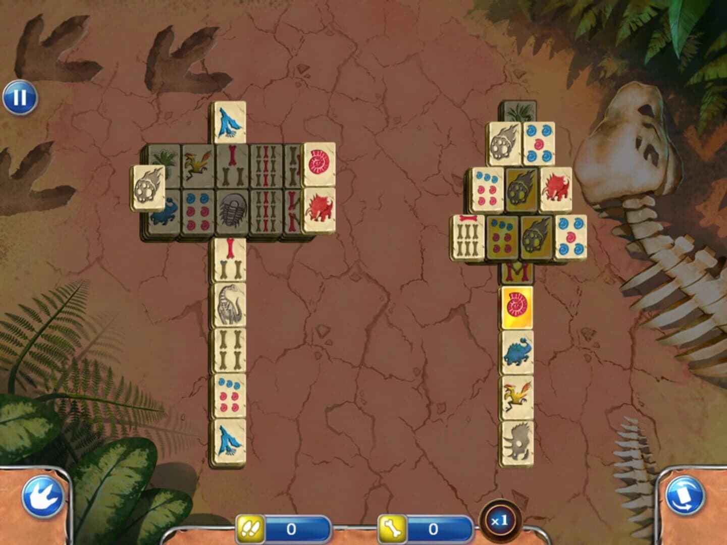Jurassic Mahjong screenshot 1