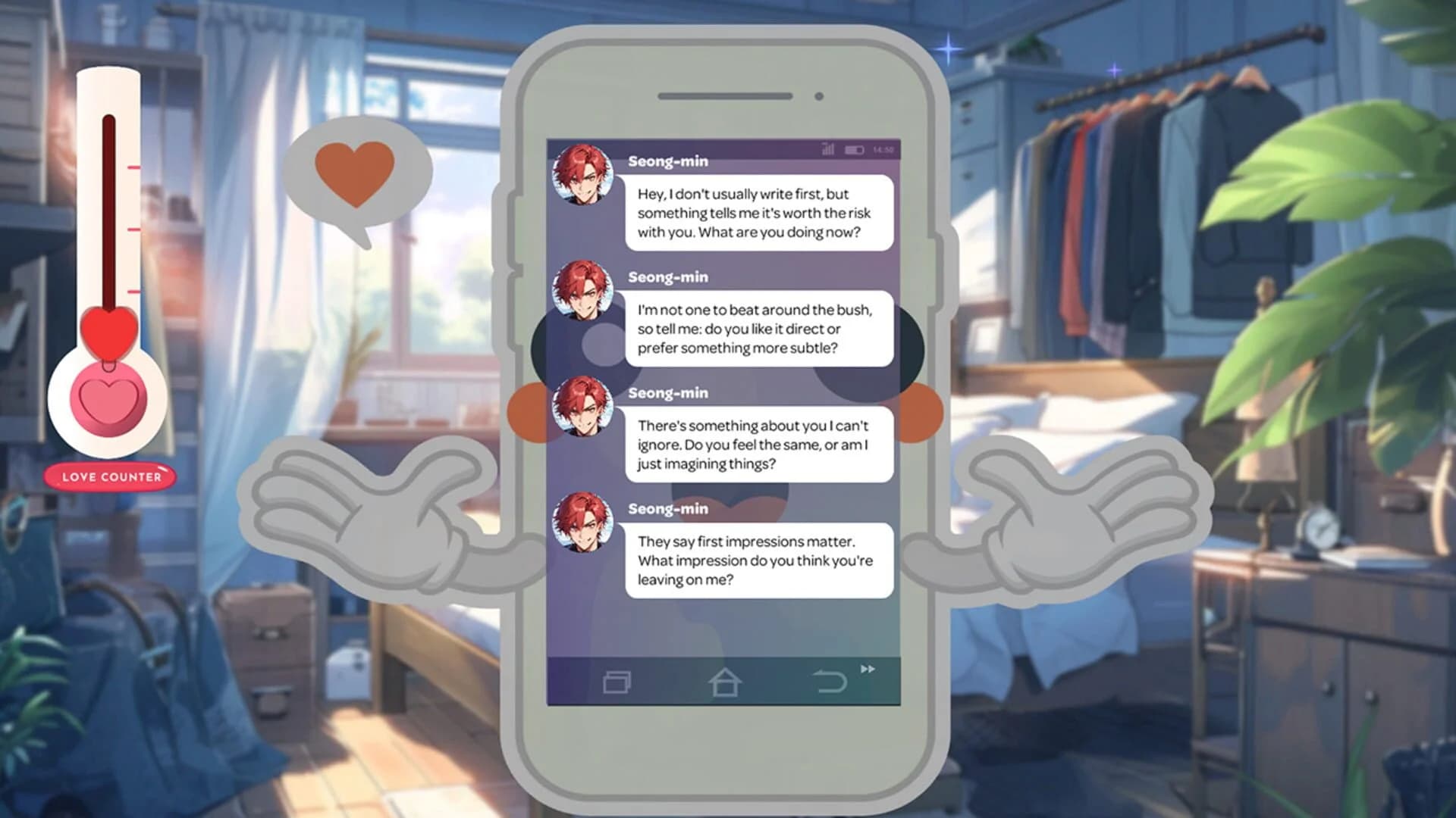 K-pop Idols Dating: Anime Love for B.SeveT screenshot 2