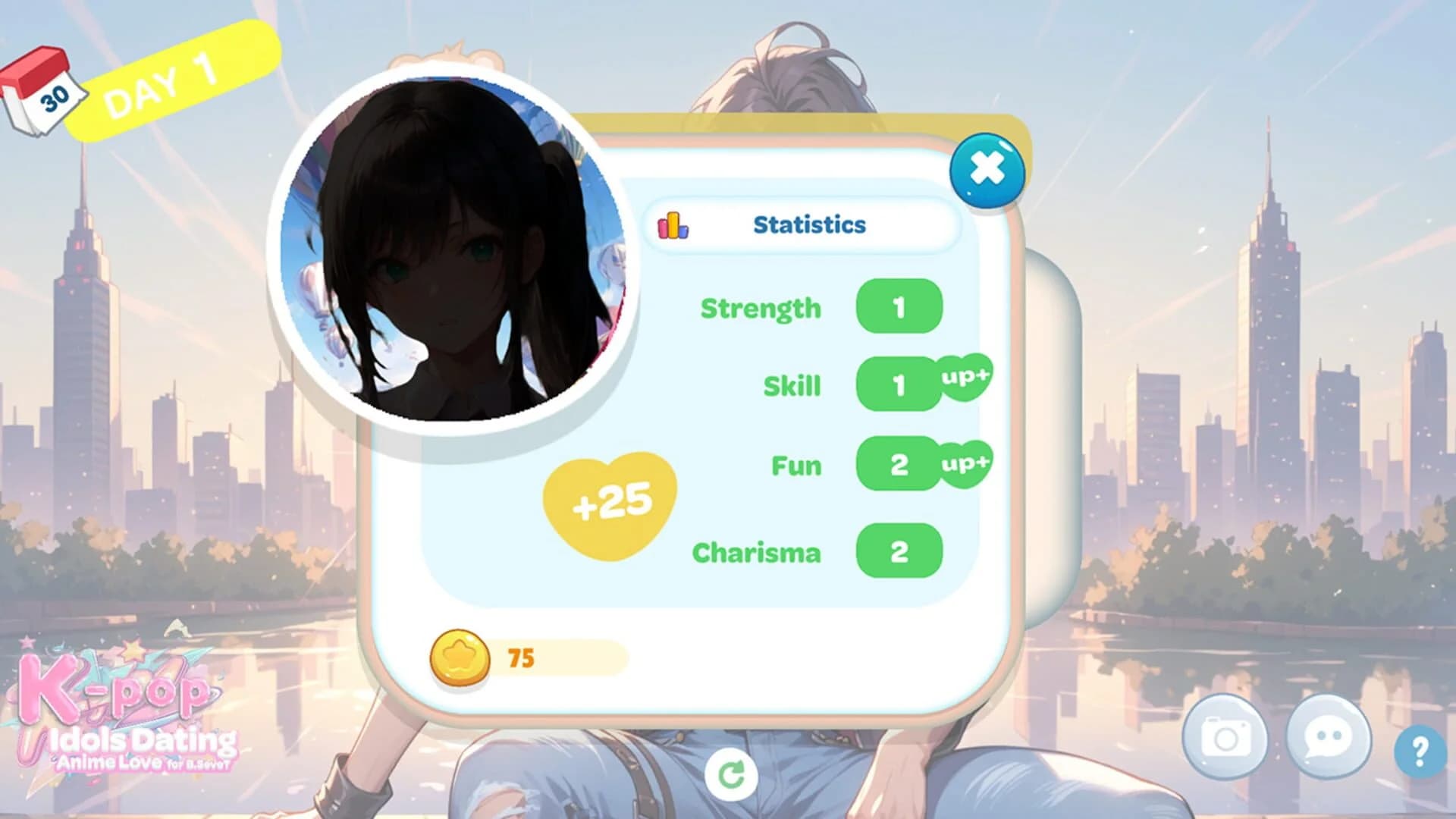 K-pop Idols Dating: Anime Love for B.SeveT screenshot 5