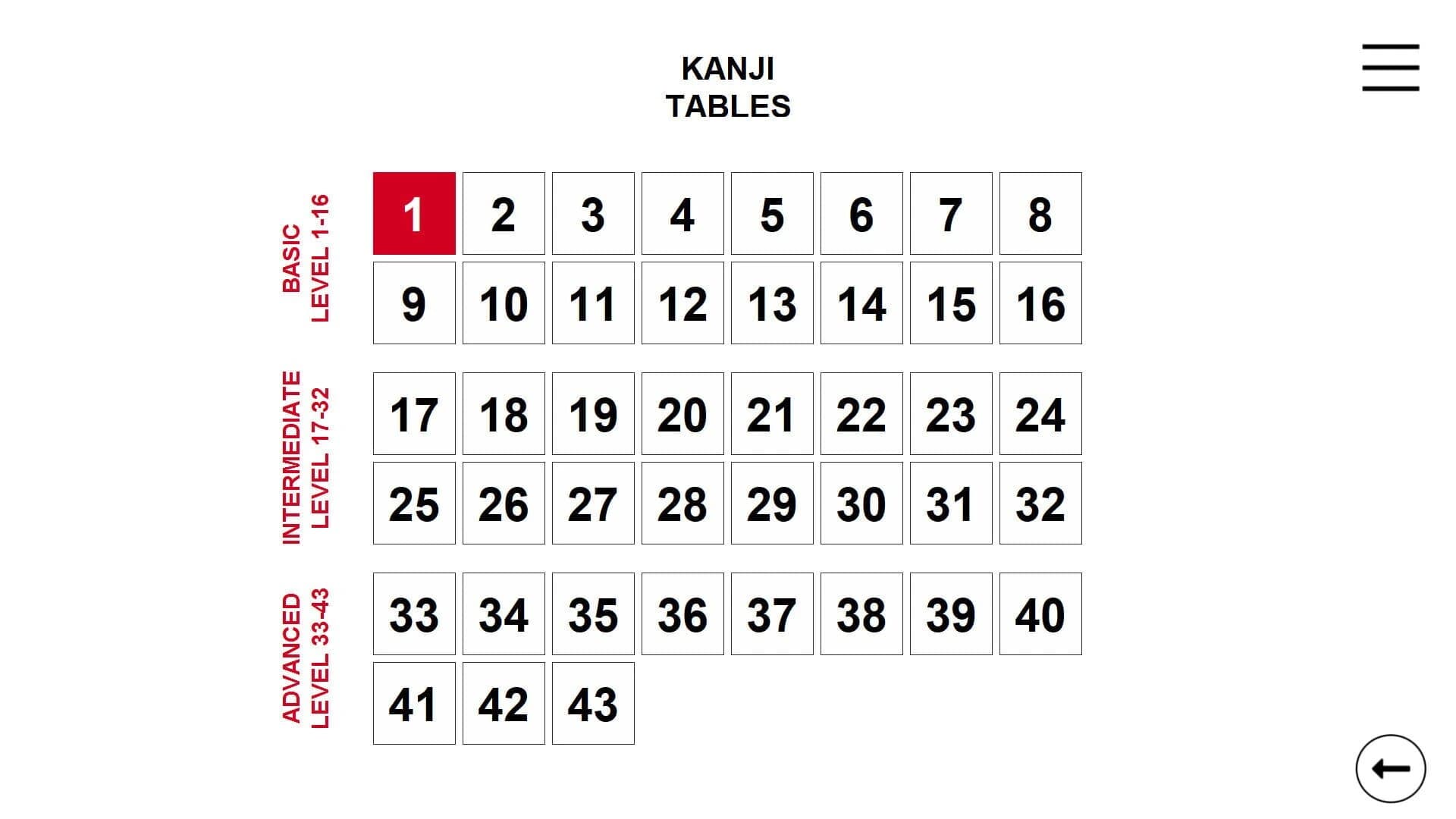 Kanji in Motion screenshot 5