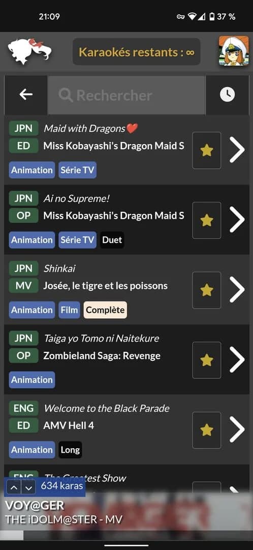 Karaoke Mugen screenshot 1