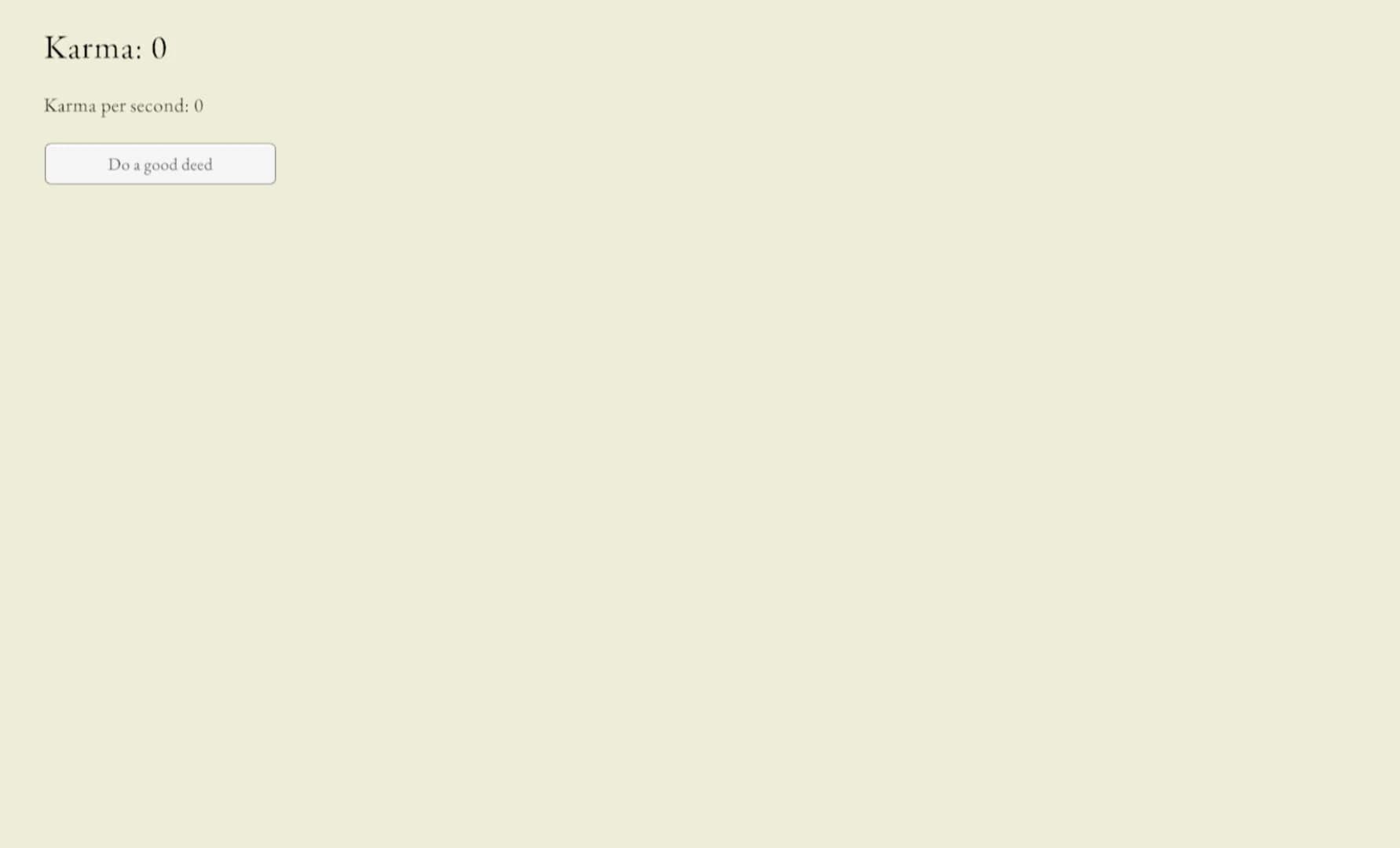 Karma Clicker screenshot 1