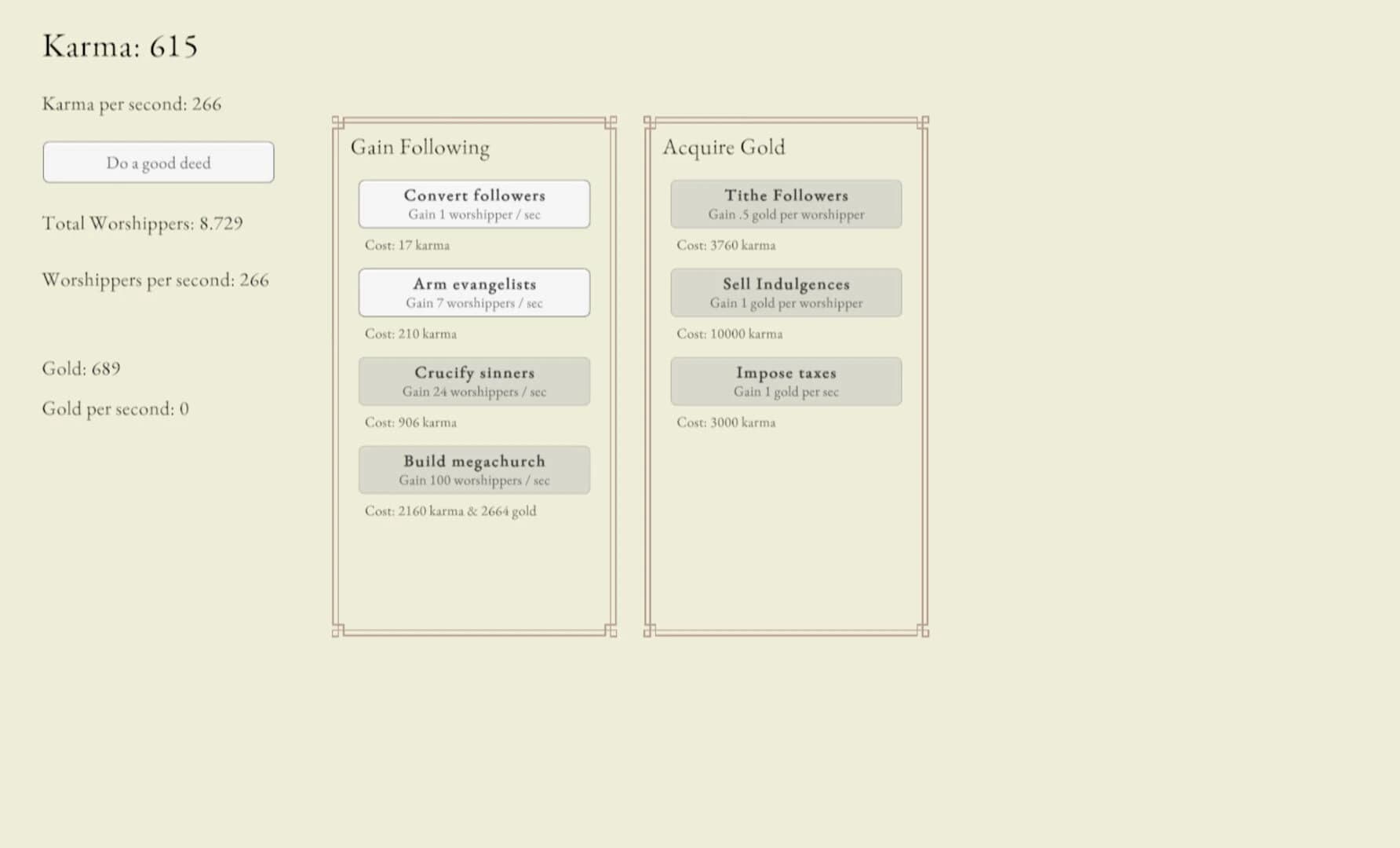 Karma Clicker screenshot 3