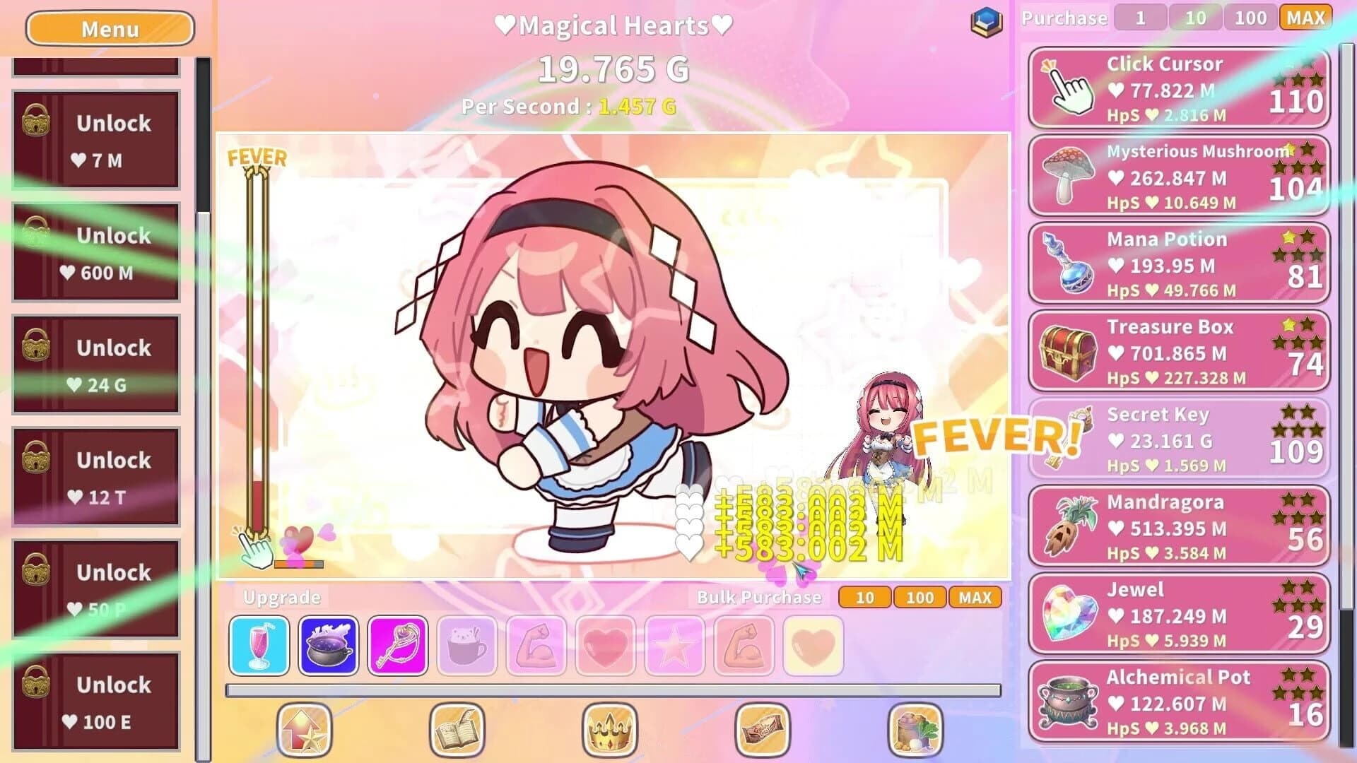 Kawaii Clicker Reborn screenshot 1
