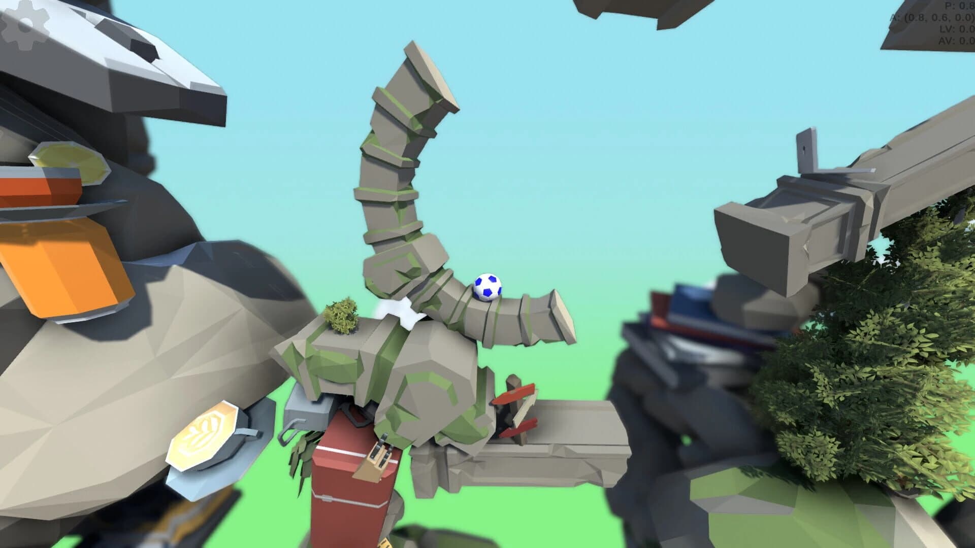 Kicking The Ball Over Mountains Of Stuff screenshot 4