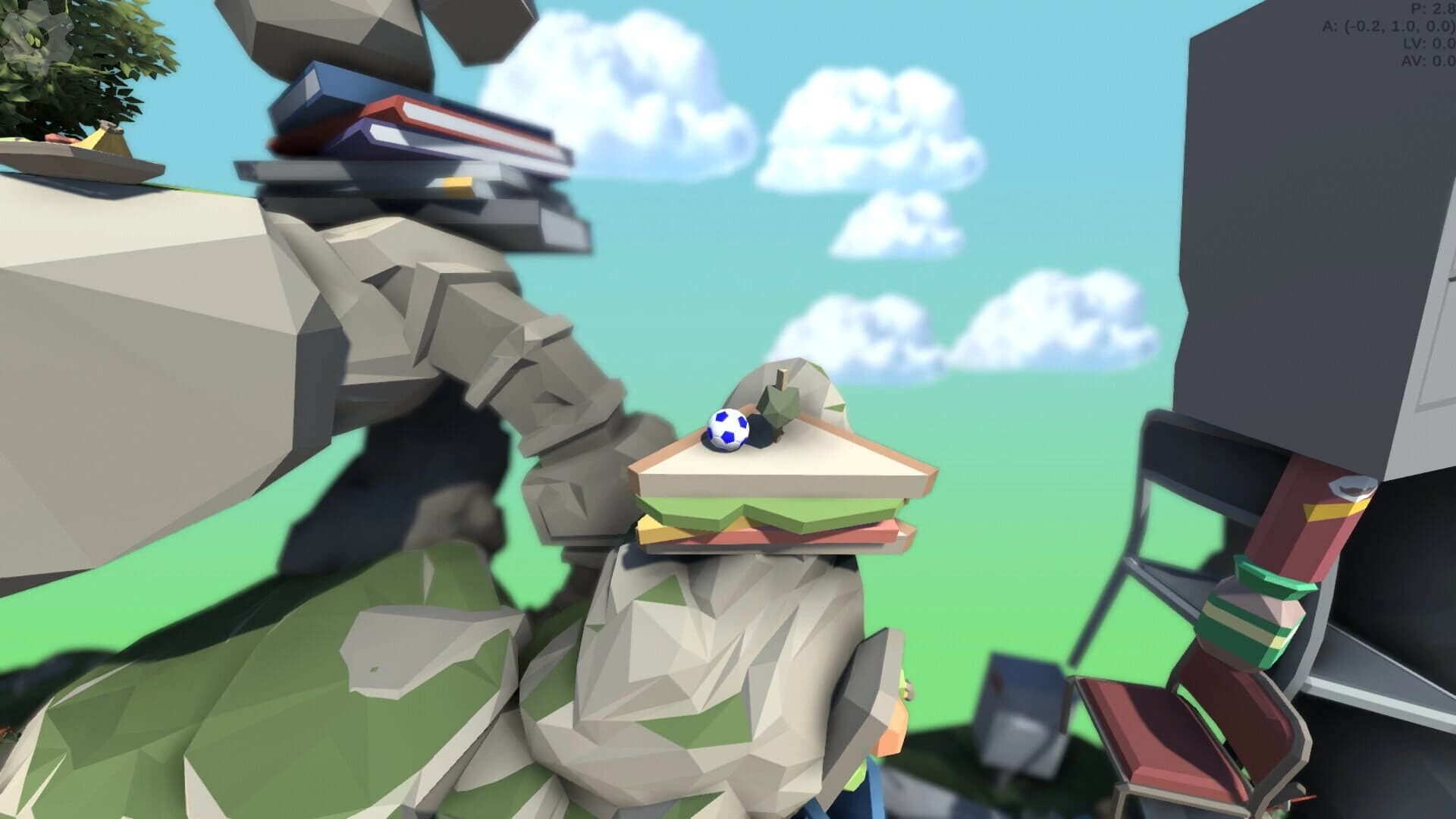 Kicking The Ball Over Mountains Of Stuff screenshot 1