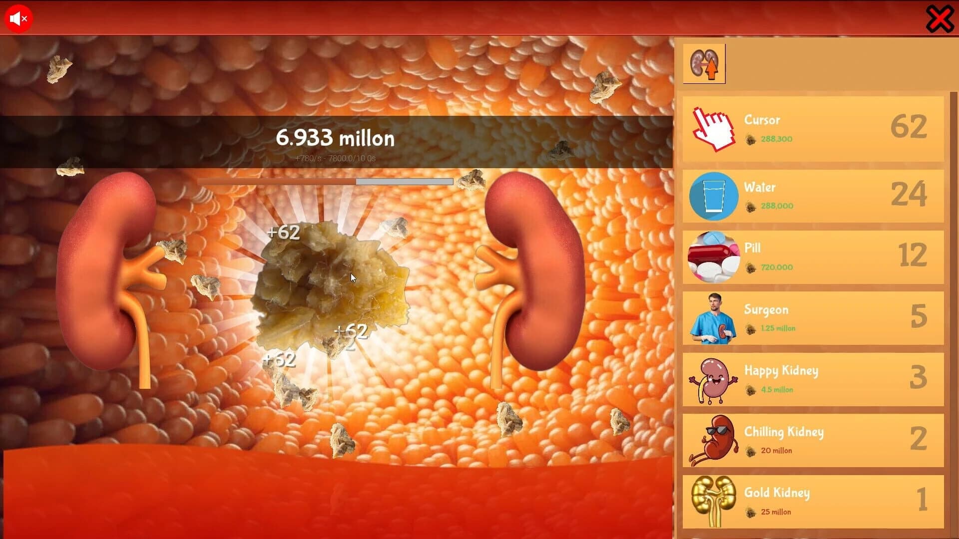 Kidney Stone Clicker screenshot 1