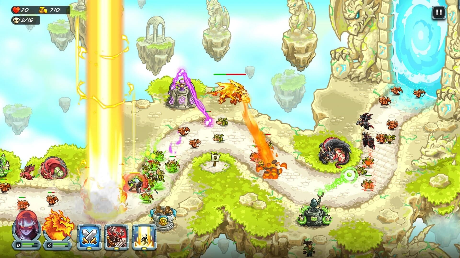 Kingdom Rush 5: Alliance TD - Dragon Wars screenshot 1