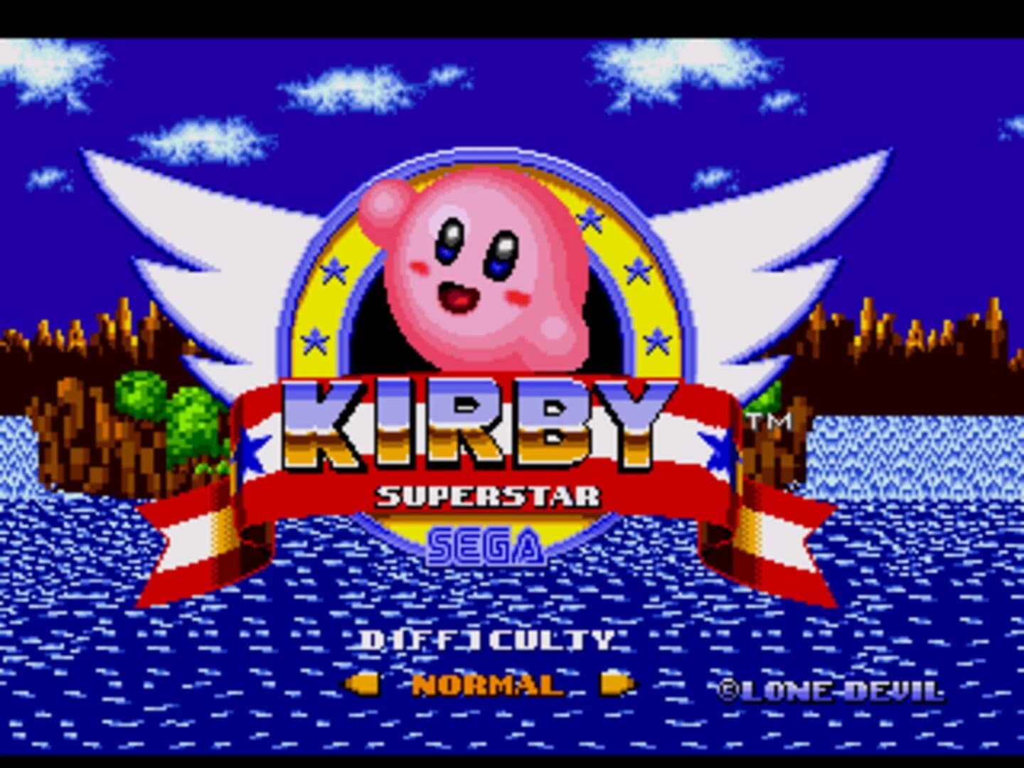 Kirby in Sonic the Hedgehog screenshot 2