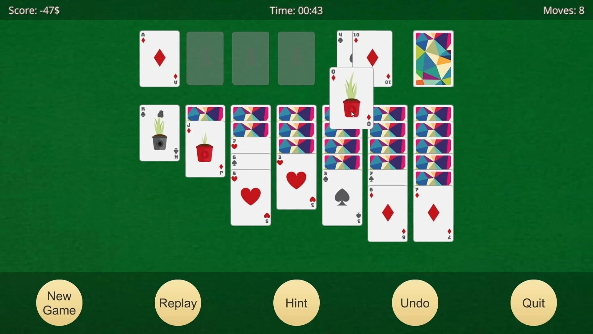 Klondike Solitaire Pro screenshot 4