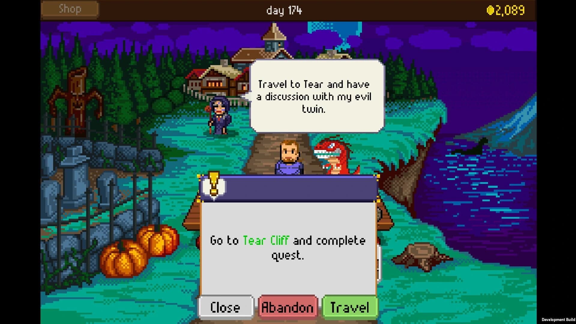 Knights of Pen and Paper: Haunted Fall screenshot 4