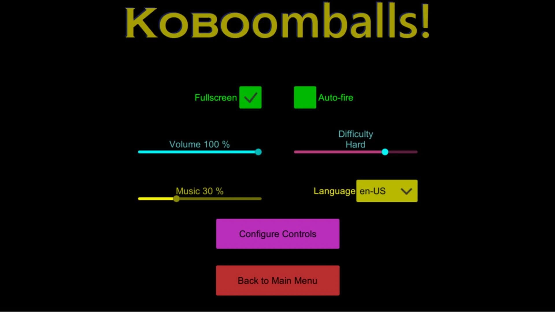 Koboomballs screenshot 1