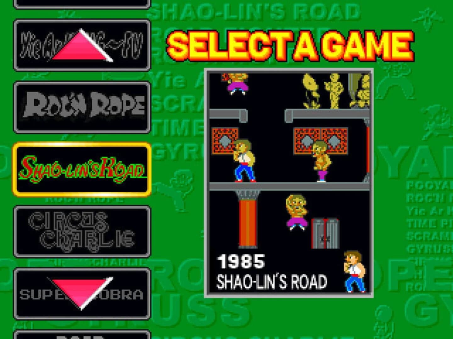 Konami Arcade Classics screenshot 1