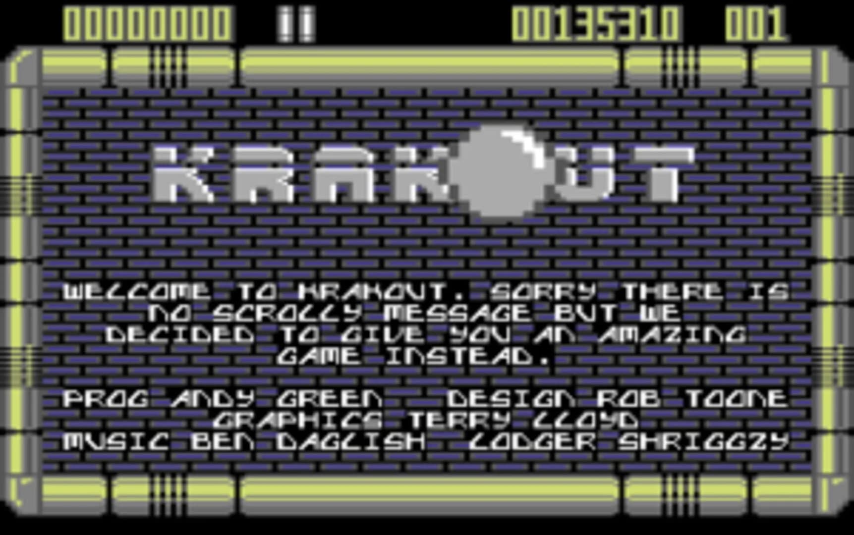 Krakout screenshot 2