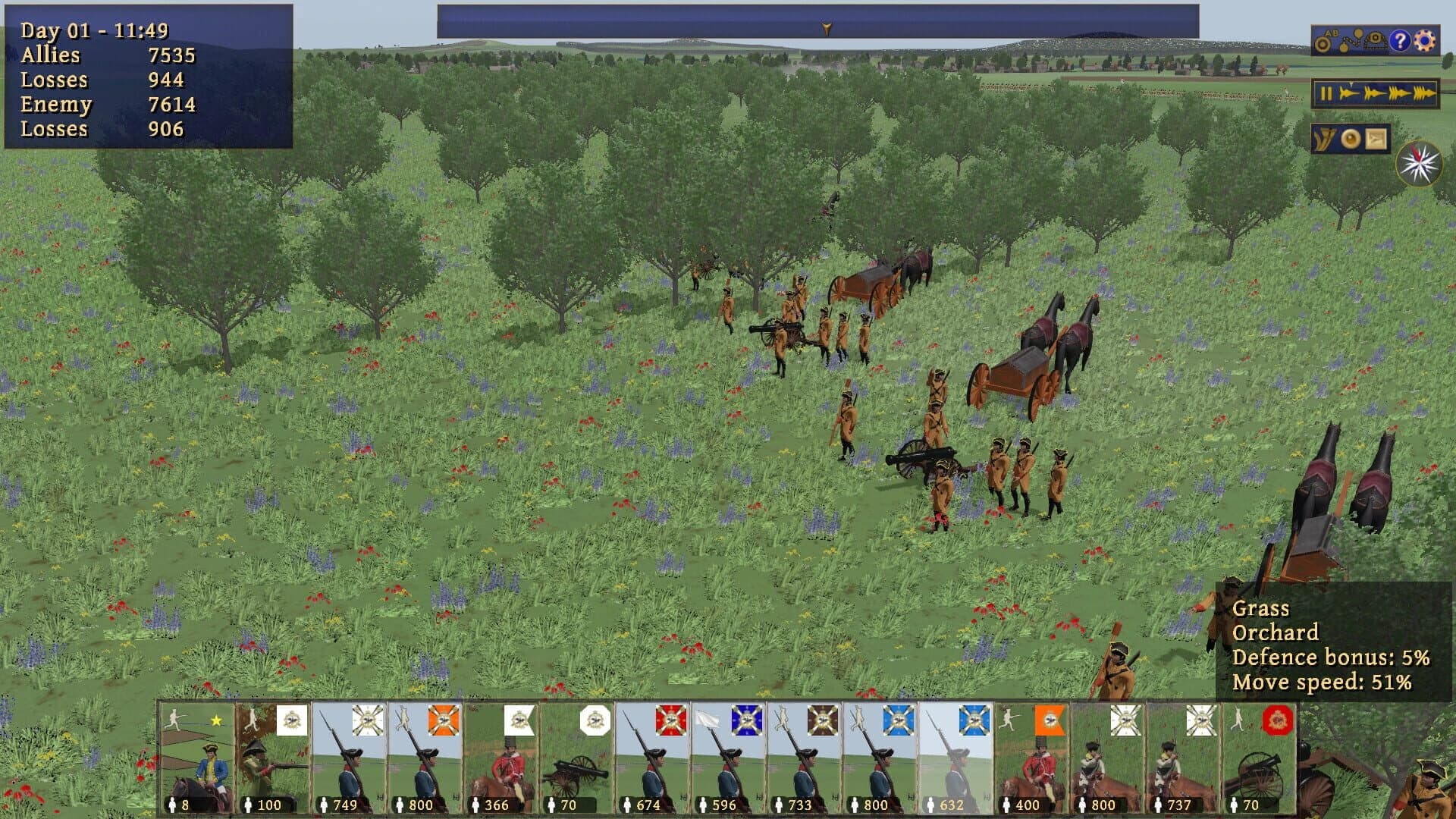 Kriegsspiel: 7 Years' War screenshot 2